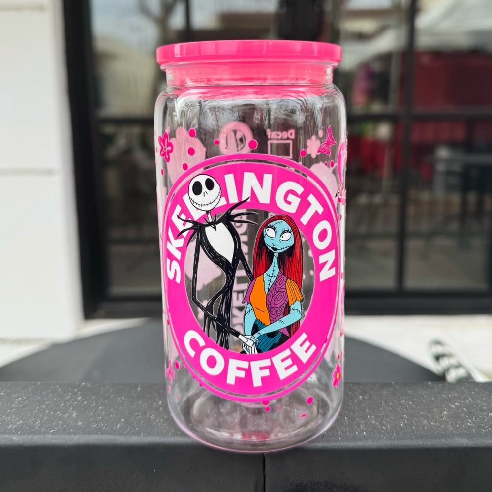 NEW NIGHTMARE BEFORE CHRISTMAS 16 OZ ACRYLIC CUP